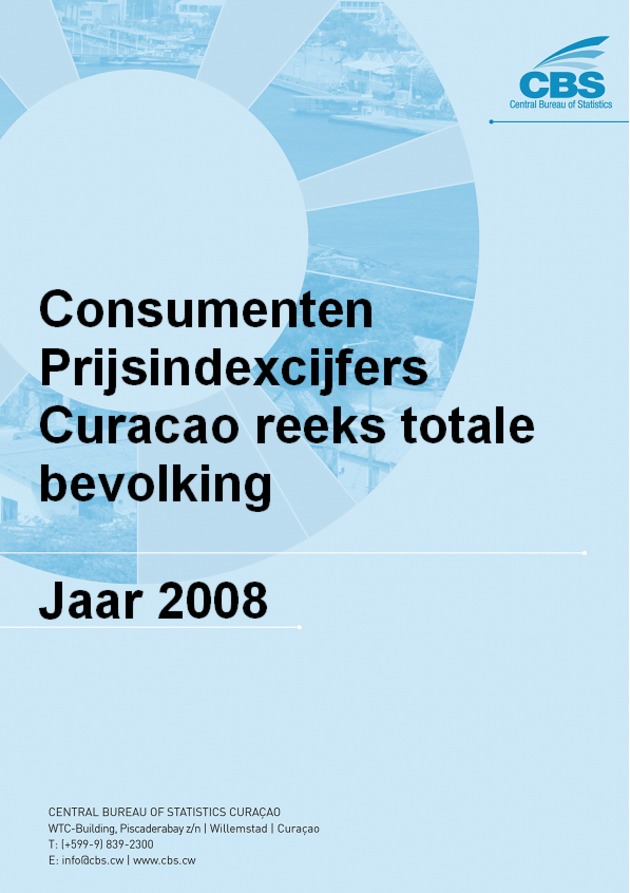 Consumenten Prijsindexcijfers Curaҫao Jaar 2008